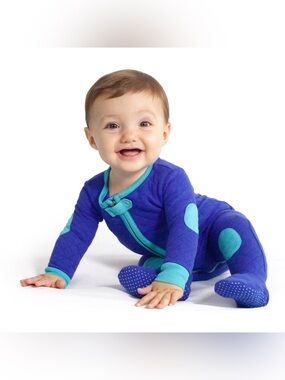 Baby Deedee Quilted Cotton Warmth One-Piece Footie Pajamas Camping Outdoor 12-18